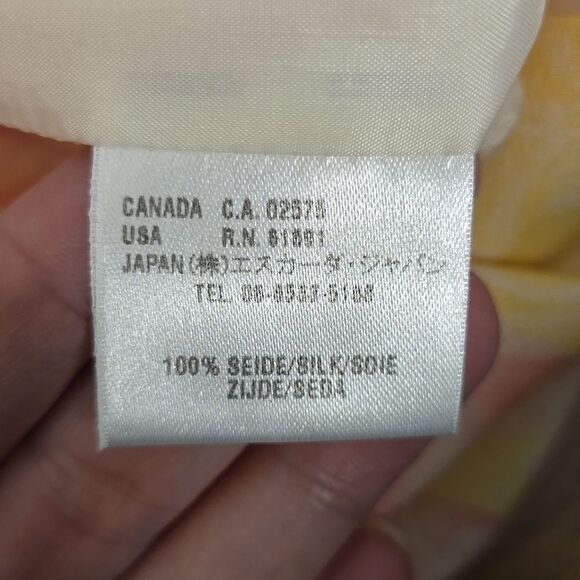 STUNNING ESCADA 100% SILK FLORAL DRESS WITH COVER-UP OVERSHIRT - Picture 9 of 9